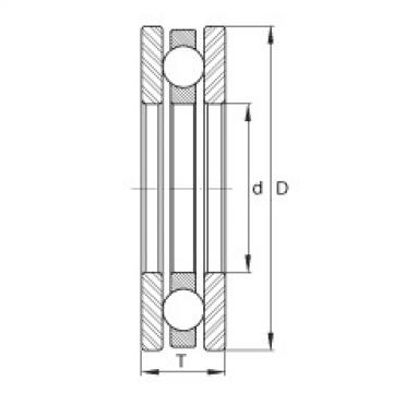 FAG Axial deep groove ball bearings - EW1-1/2