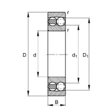 FAG Self-aligning ball bearings - 1305-TVH