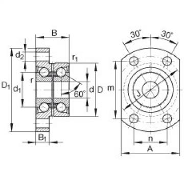 FAG Angular contact ball bearing units - ZKLFA0640-2Z