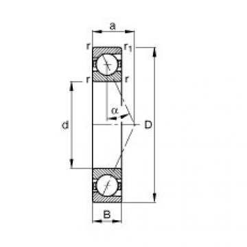 FAG Spindle bearings - B71908-E-T-P4S