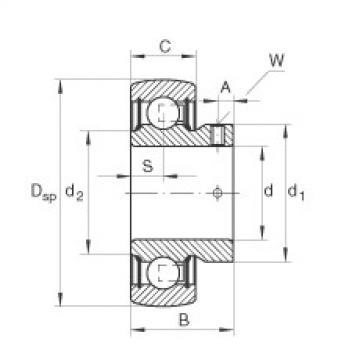 FAG Radial insert ball bearings - AY20-XL-NPP-B