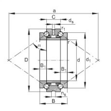 FAG Axial angular contact ball bearings - 234412-M-SP