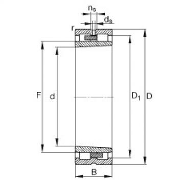 FAG Cylindrical roller bearings - NNU4920-S-K-M-SP