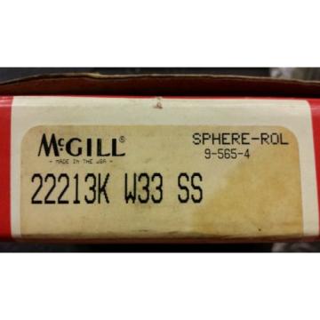 MCGILL 22213K W33 SS CAM ROLLER PRECISION BEARING SPHERE-ROL,