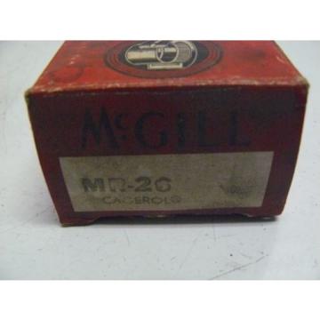 MCGILL MR-26 ROLLER BEARING CAGED 1-5/8 X 2-3/16 X 1-1/4 INCH