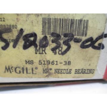McGILL ROLLER NEEDLE BEARING MR-48 MANUFACTURING CONSTRUCTION