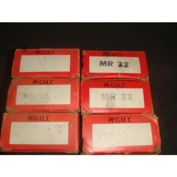 MCGILL, LOT OF 6, MR-32, CAGEROL,  IN BOX