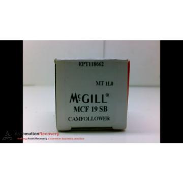 MCGILL MCF 19 SB CAM FOLLOWER, 19MM OD,  #196140