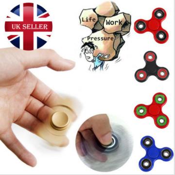 Fidget Hand Spinner EDC Ball Bearing Hand Tri-Spinner Stress Relief Toy UK