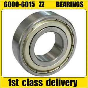 BEARINGS 6000 - 6015 ZZ - METAL SHIELDED - Multi Variations - 1st Class Delivery