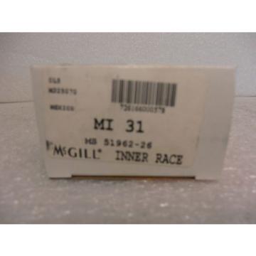 New McGill MI 31 Inner Race Bearing 51962-26 Emerson Industrial Automation