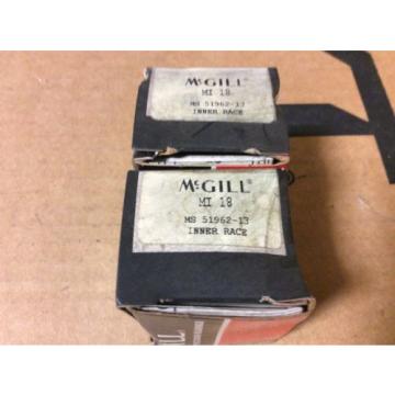 2-McGILL bearings#MI 18 ,Free shipping lower 48, 30 day warranty