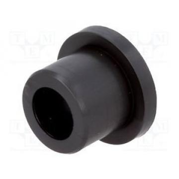 1 pc Sleeve bearing; V: with flange; Out.diam:12mm; Int.dia:8mm; L:6mm