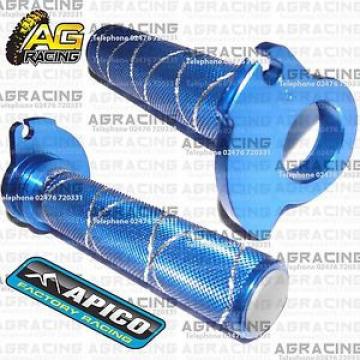 Apico Blue Alloy Throttle Tube With Bearing For Yamaha YZ 125 2010 MotoX Enduro