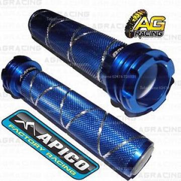 Apico Blue Alloy Throttle Tube Inc Bearing For Suzuki RM 80 2001 MotoX Enduro