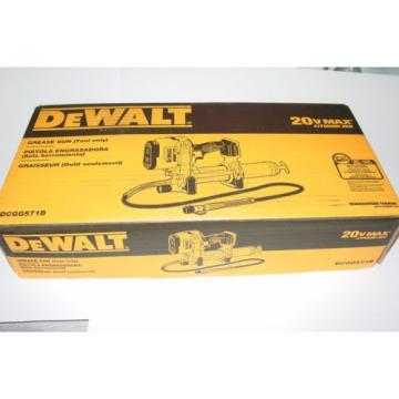 DEWALT DCGG571B 20-volt MAX Cordless Lithium-Ion Grease Gun (Bare-Tool-Only