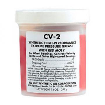 1 x Red Line CV-2 (CV2) Synthetic Red Wheel Bearing/CV Joint Grease - 397g Tub