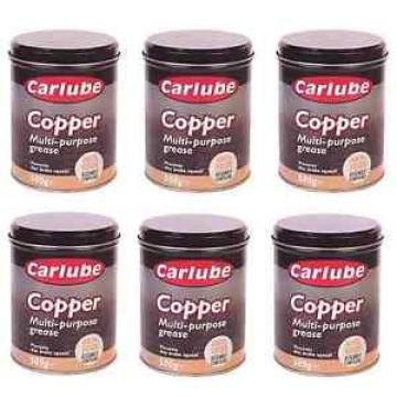 6x Carlube Multi Purpose Copper Slip Anti Seize Grease 500g XCG500 £4.49 each
