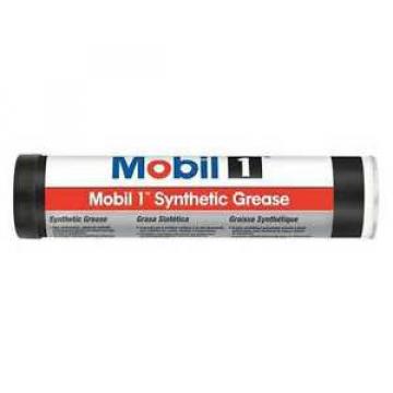 MOBIL 121071 Bearing Grease, 12.5 oz., Red