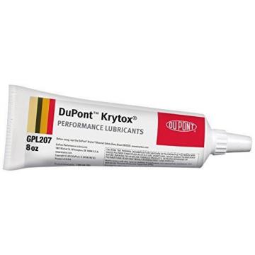 DuPont Krytox GPL 207 Grease, Pure PFPE / PTFE No Additives, 8 oz Tube