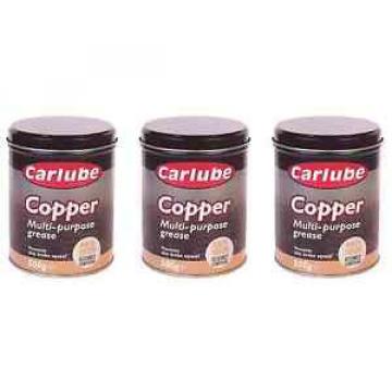 3x Carlube Multi Purpose Copper Slip Anti Seize Grease 500g XCG500 £5.78 each