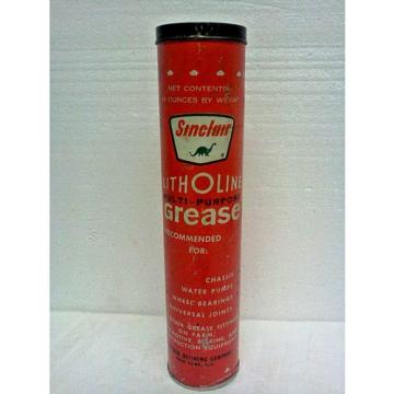 Vintage Sinclair Oil 14 Oz. litholine multi-purpose grease tube / cartridge
