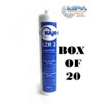 BOX OF 20 - LZR LONG DURATION EP-LITHIUM GREASE CARTRIDGES (500g)