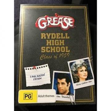Grease Rockin&#039; Edition [ 2 DVD Set ] Region 4,  &amp; SEALED,Fast Free Post..8402