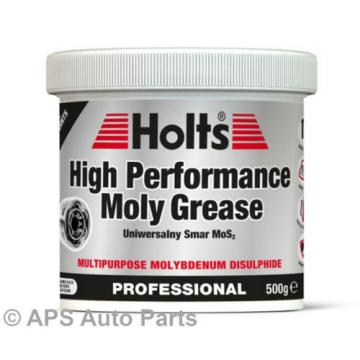 Holts High Performance Moly Grease Multipurpose 500g Anti Wear Rust Protects