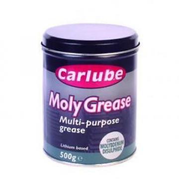 Carlube Moly Grease 500g Tin (with Molybdenum Disulphide) HIGH MELTING POINT.