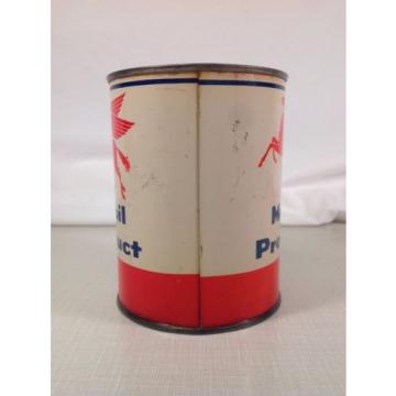Mobil Oil 1lb Tin Can Red Horse Industrial Grease Unused