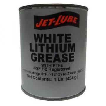 Jet Lube White Lithium Grease with PTFE 1 lbs Can FREE SHIPPING