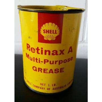 Shell 1lb grease tin