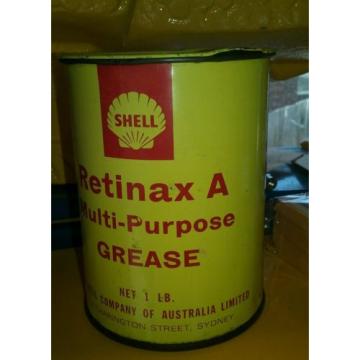 Shell 1 lb grease tin