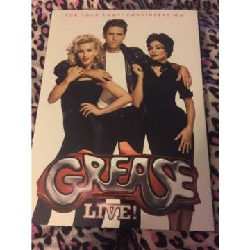 &#034;GREASE LIVE&#034; DVD 2016 EMMY FYC +Pressbook ENTIRE Musical As Aired On TV