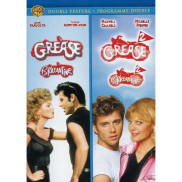 GREASE / GREASE 2 (DOUBLE FEATURE) (BILINGUAL) (BLUE COVER) (REGION 1 DVD)