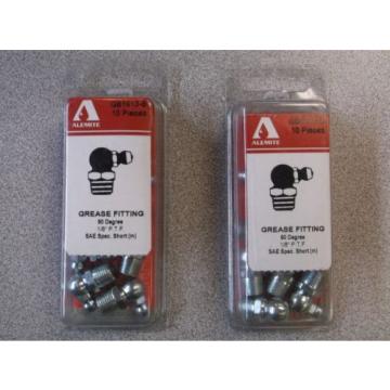 (2 Pack) Alemite GB2106 Grease Fitting Pack of 10 (G29A)