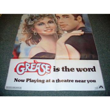 1978 Orig 1 Sh Teaser Movie Poster~GREASE~John Travolta~Olivia Newton-John~RARE
