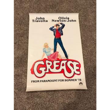 Original 1978 GREASE Teaser Movie Poster One Sheet ROLLED John Travolta VF