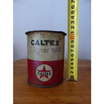 Vintage Caltex 1lb tin of Water Pump Grease