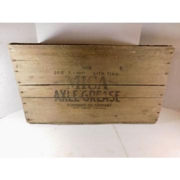 Vintage Standard Oil Co. of New York Mica Axle Grease Crate