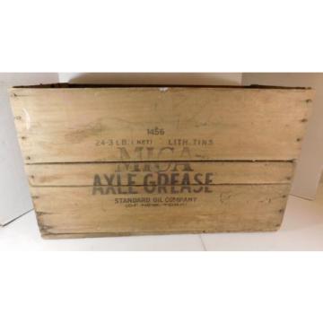 Vintage Standard Oil Co. of New York Mica Axle Grease Crate