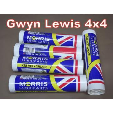 5 x MORRIS K48 MOLY GREASE 400g not copper grease Land Rover Mud Shield Grease