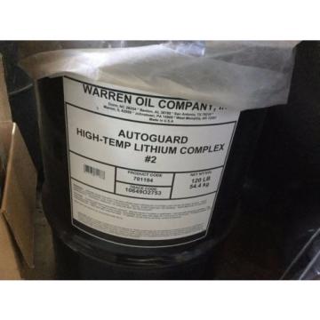 Warren Oil LITHIUM COMPLEX GREASE PETROLEUM OIL LUBRICANT 120 lbs