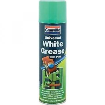 GRANVILLE WHITE GREASE WITH PTFE Large 500ml AEROSOL SALES ON OFFERS