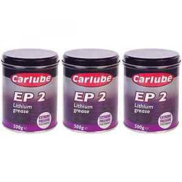 3 x Carlube EP2 Lithium Grease 500g - XGE500 - £5.99 per can