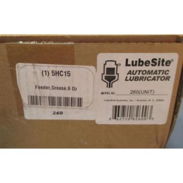 LubeSite 260 (Unit) Automatic Lubricator Grease Feeder 6 Oz 5HC15