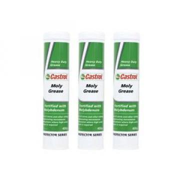 Castrol Motorcycle Moly High Melting Point Lithium Based Grease - 1.2kg (3x400g)