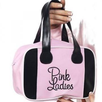 Pink Ladies Bag Official Grease Lady Bowling Bag Fancy Dress Costume Accessory