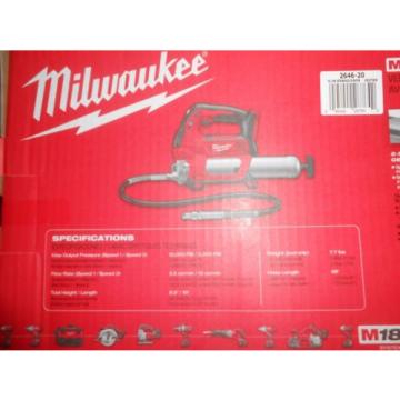 BRAND  MILWAUKEE M18 2 SPEED GREASE GUN 2646-20